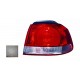 Volkswagen Golf 2009-2013 Outer (Wing) Red/Clear (Replaces Hella) Rear Light Unit Driver Side